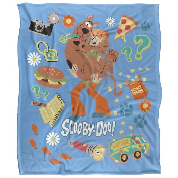 Scooby Doo Food Soft Touch Blanket
