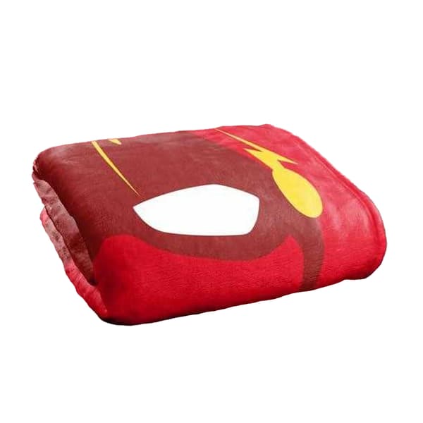 Justice League The Flash Mask Soft Touch Blanket
