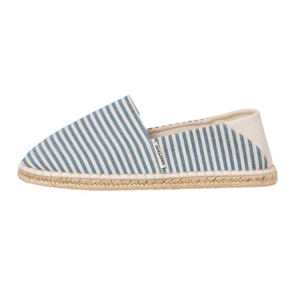 Jack And Jones Mens Striped Canvas Flat Espadrilles