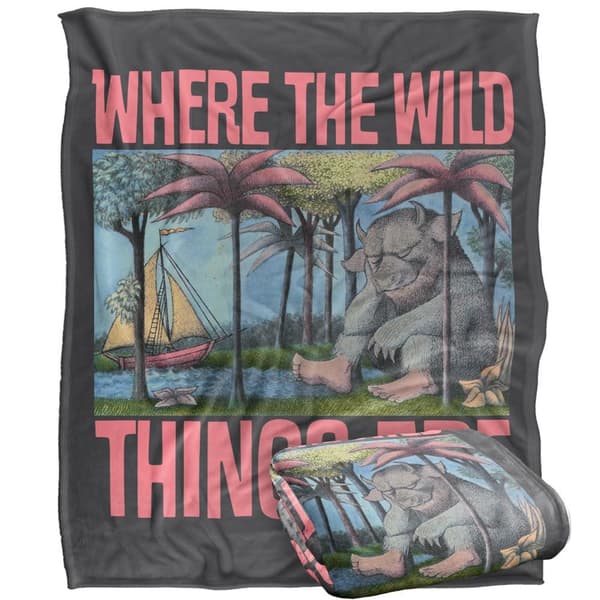 Where The Wild Things Are Cover Soft Touch Blanket