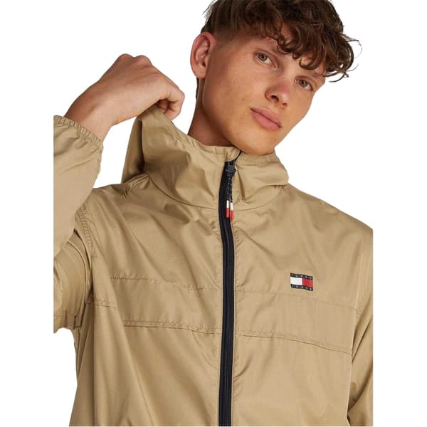 Tommy Jeans Mens Elasticated Cuff Relaxed Fit Windbreak