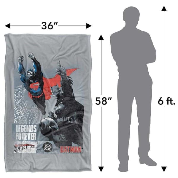 Batman V Superman Double Feature Soft Touch Blanket
