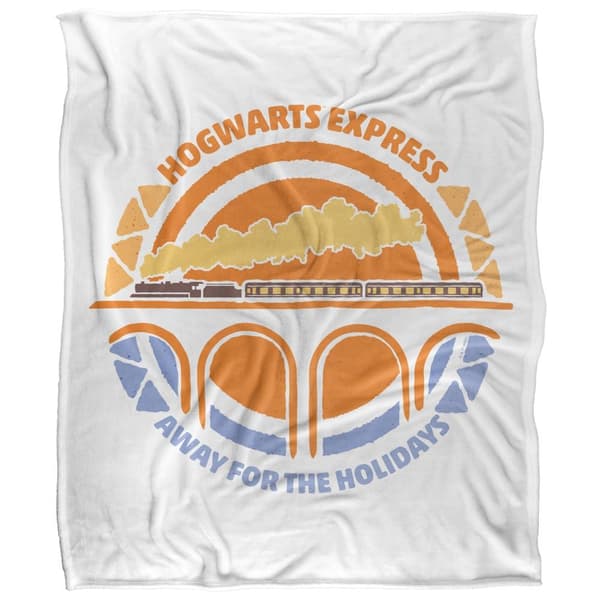 Harry Potter Hogwarts Express Fleece Blanket