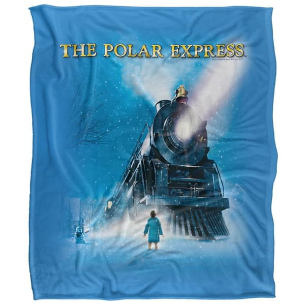 The Polar Express Logo Soft Touch Blanket