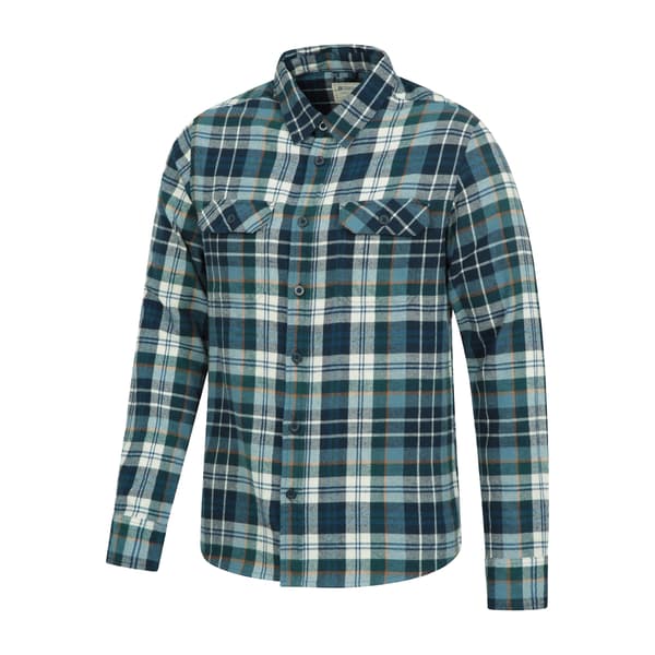 Mountain Warehouse Trace Flanellskjorta för män (2-pack)