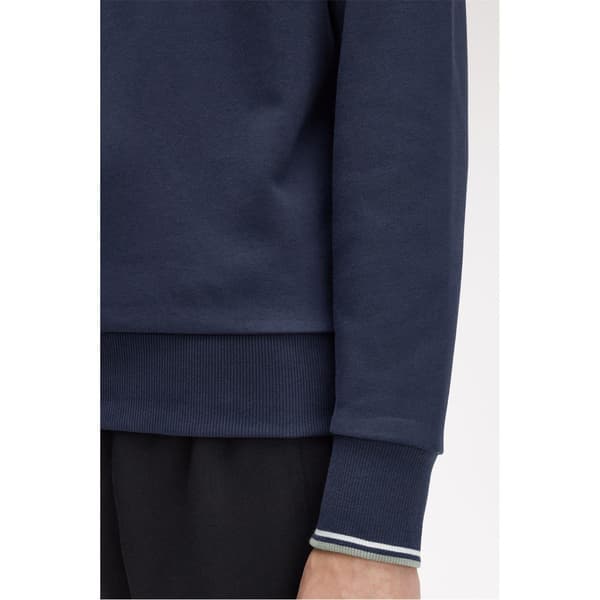 Fred Perry Herr Logo Half Zip Tröja