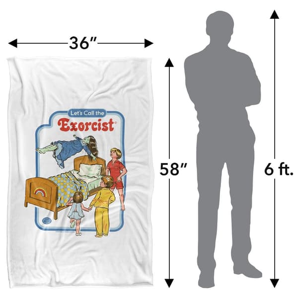 Steven Rhodes Lets Call The Exorcist Soft Touch Blanket