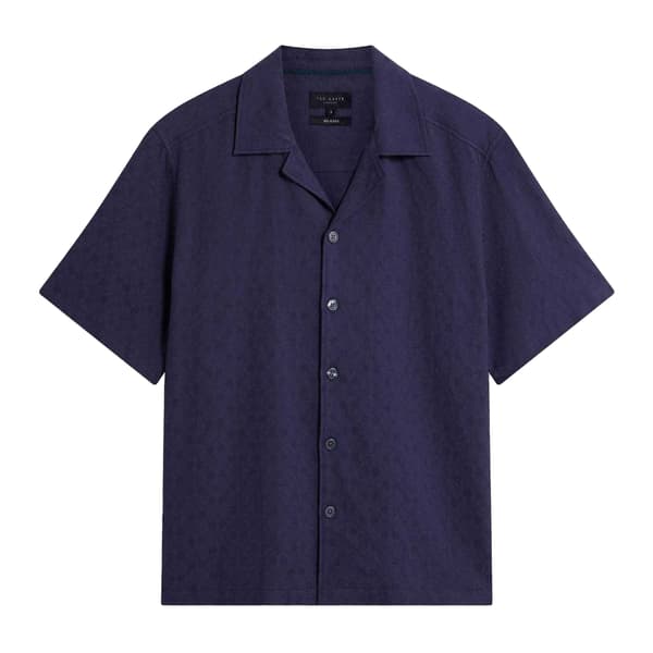 Ted Baker Mens Patterned Relaxed Fit Shirt