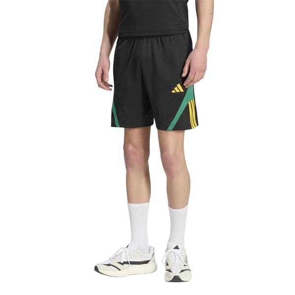 Adidas miesten raidalliset fleeceshortsit