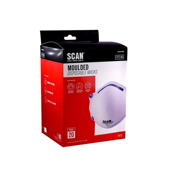 Scan Moulded Disposable Mask