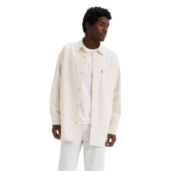 Levis Herr Enfärgad Overshirt i Bomull