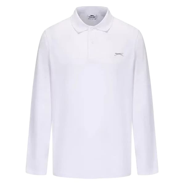 Slazenger Herr Logo Långärmad Crickettröja