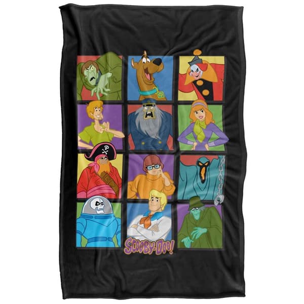 Scooby Doo Character Square Blanket