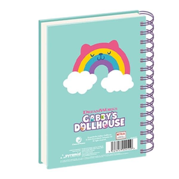 Gabby´s Dollhouse Charm Silicone Wirebound Notebook