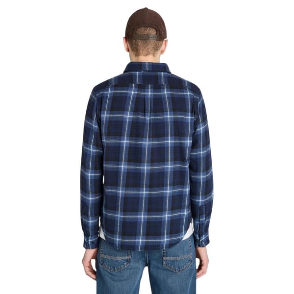 Timberland Mens Checked Casual Button-Down Shirt