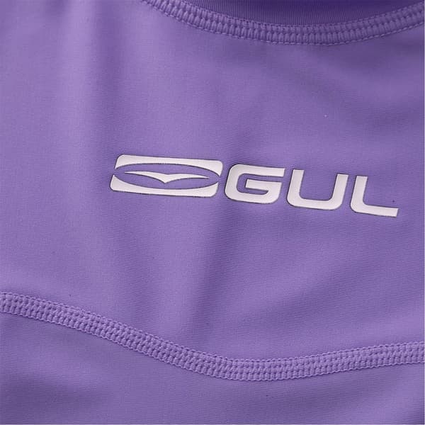 Gul Dam Blommig Rash Guard