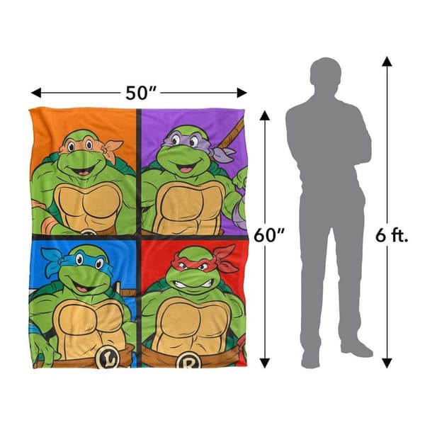 TMNT Silky Tiles Supersoft-peitto
