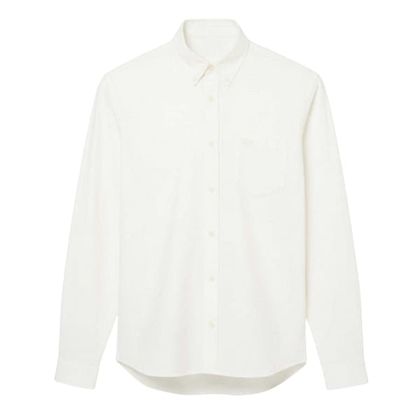 Lacoste Herrskjorta i bomullsjersey, normal passform