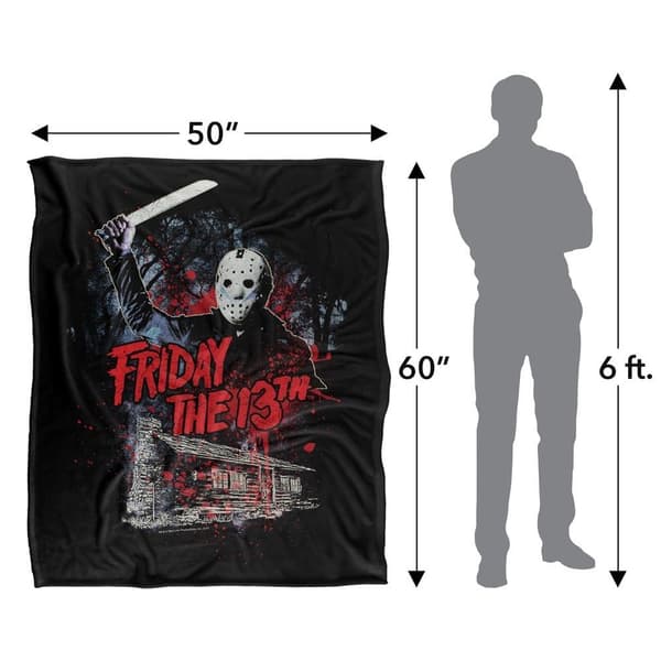 Friday The 13th Soft Touch Log Cabin Blanket