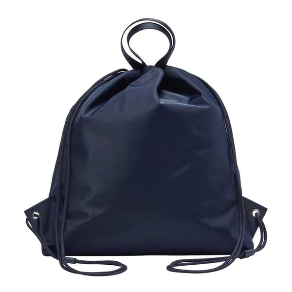 Boss Leather Trim Athletic Drawstring Bag