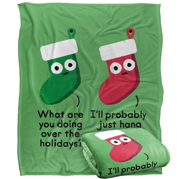 David Olenick A Full Schedule Silky Blanket