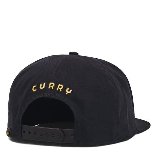 Under Armour Herr Curry Logo Bomull Flat Peak Snapback Keps