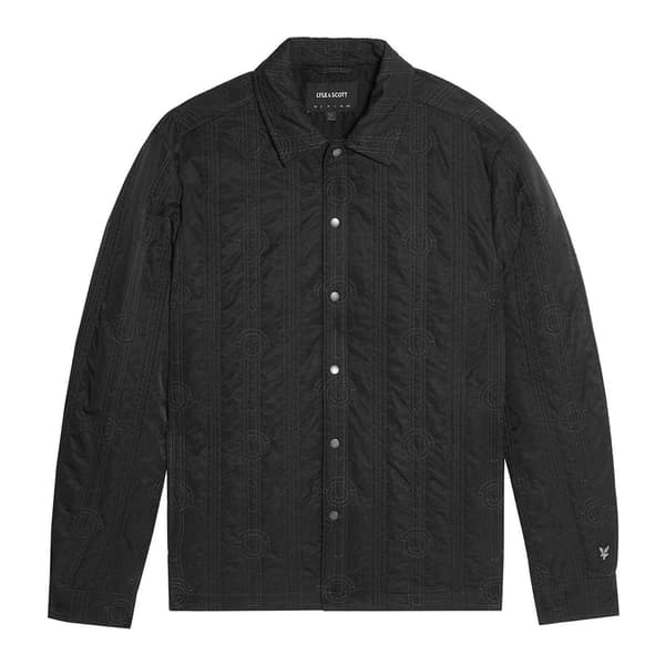 Lyle & Scott Herr Geometriskt Mönster Regular Overshirt