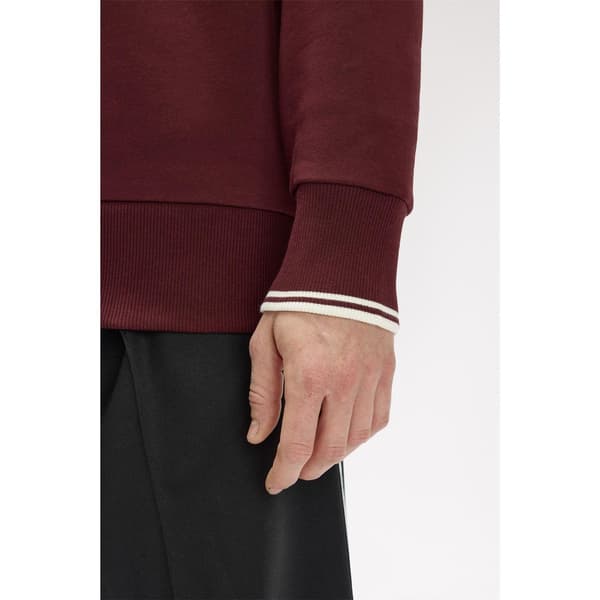 Fred Perry Herr Logo Half Zip Tröja