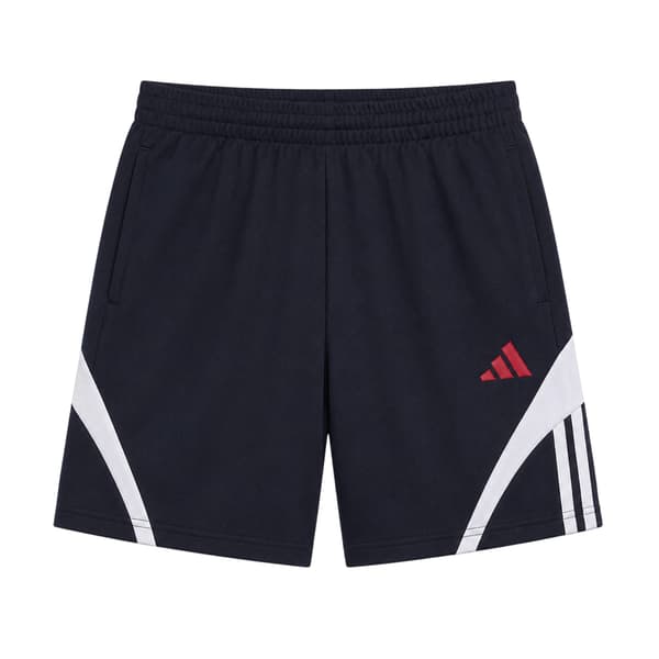 Adidas miesten raidalliset fleeceshortsit