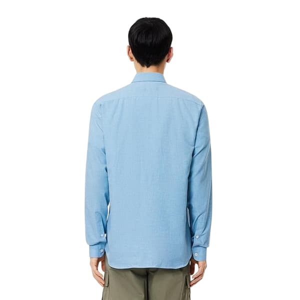 Lacoste Herrskjorta med lång ärm, normal passform