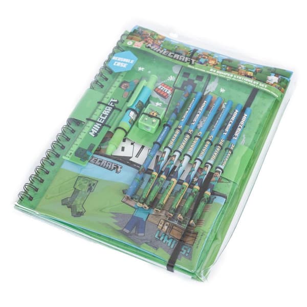Minecraft Bumper brevpappersset (12-pack)
