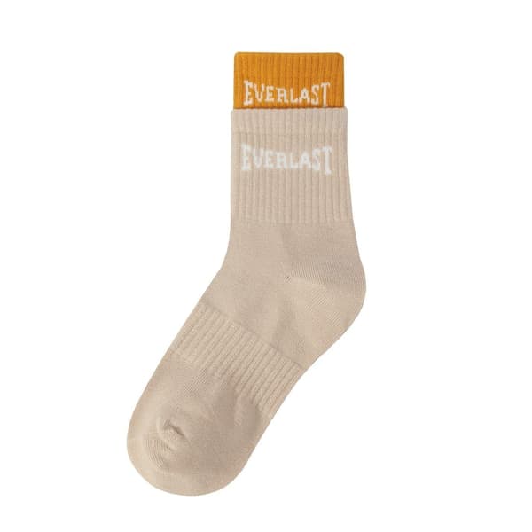 Everlast Barn/Kids Ribbade Crew Strumpor (2-pack)