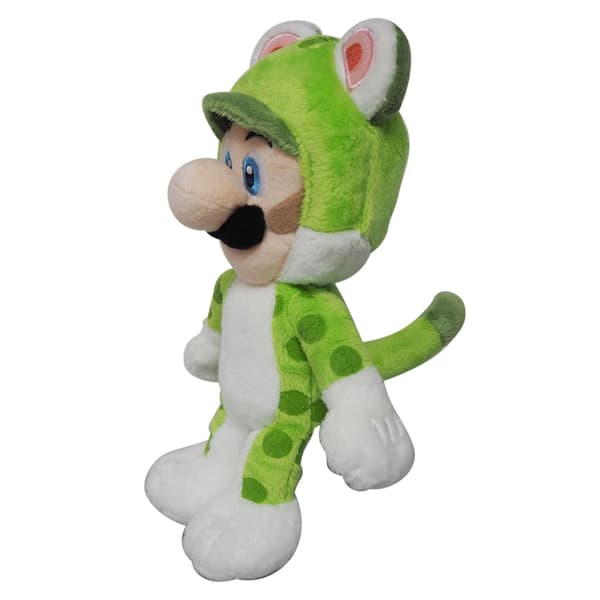 Super Mario Bros Cat Luigi Plush Toy