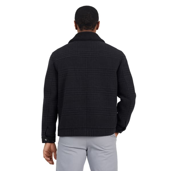 Brave Soul Mens Steffan Checked Wool Jacket