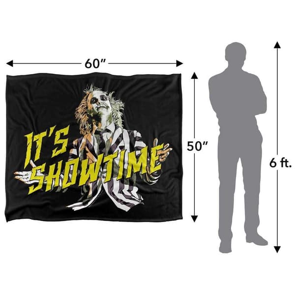 Beetlejuice It´s Showtime Soft Touch Blanket
