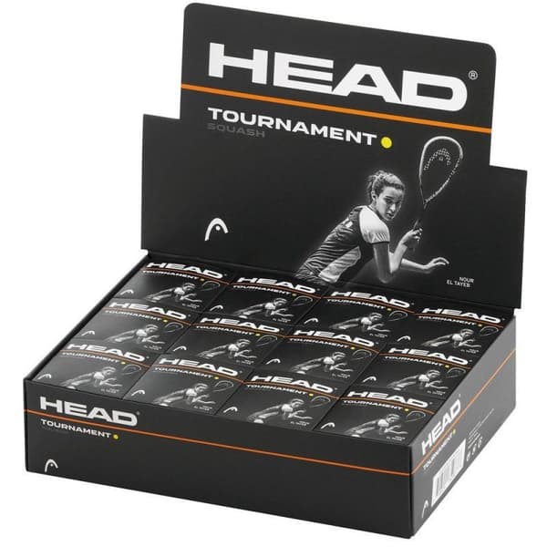 Head Turnerings squashbolde (pakke med 12)
