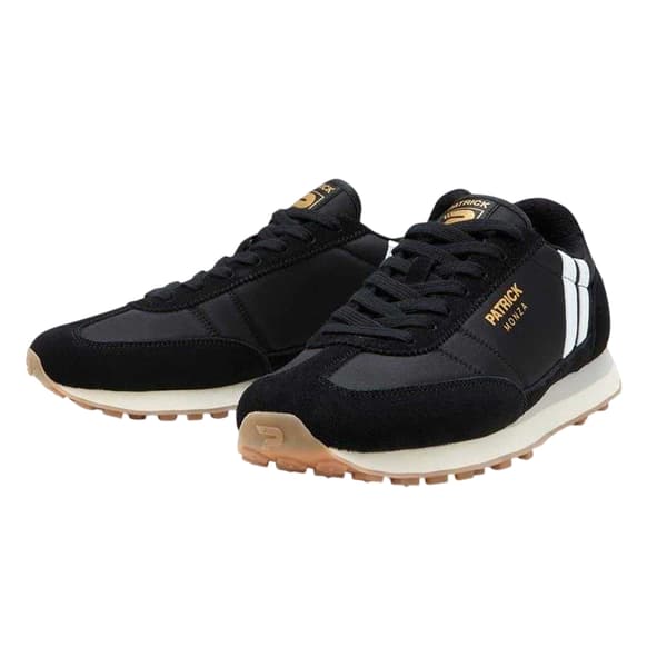 Patrick Mens Monza Double Stripe Suede Trainers