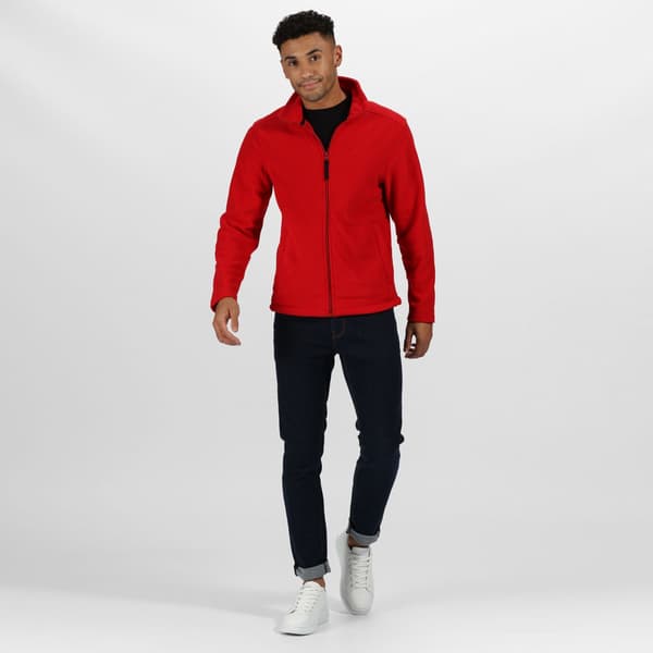 Regatta Professional Herre Plain Micro Fleece Full Zip Jacket (Layer Lite)