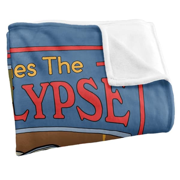 Steven Rhodes Here Comes The Apocalypse Soft Touch Blanket