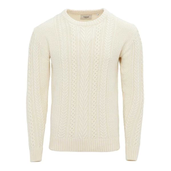 Firetrap Miesten Palmikkoneulepuuvillaneule
