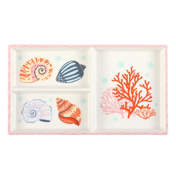 Something Different Shell and Coral Trinket Tray