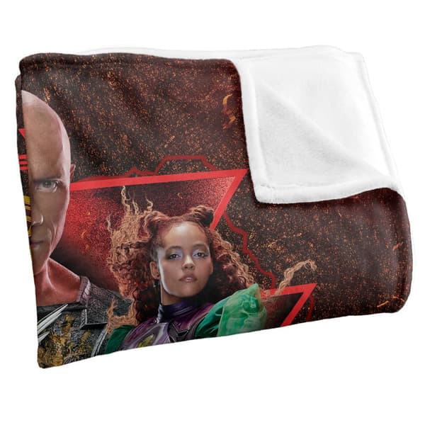 Black Adam Logo Blanket