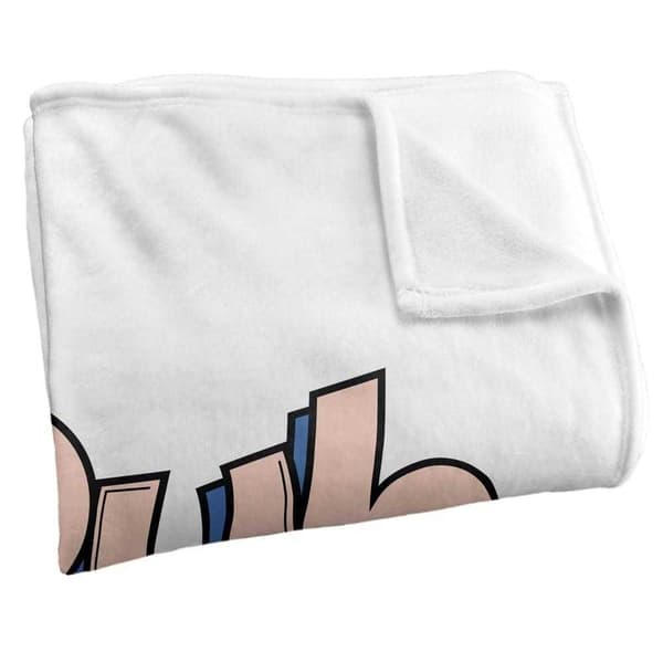 Scooby Doo Ruh Roh! Text Soft Touch Blanket