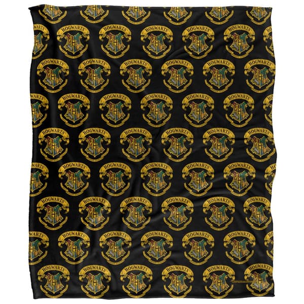 Harry Potter Hogwarts Repeat Print Blanket