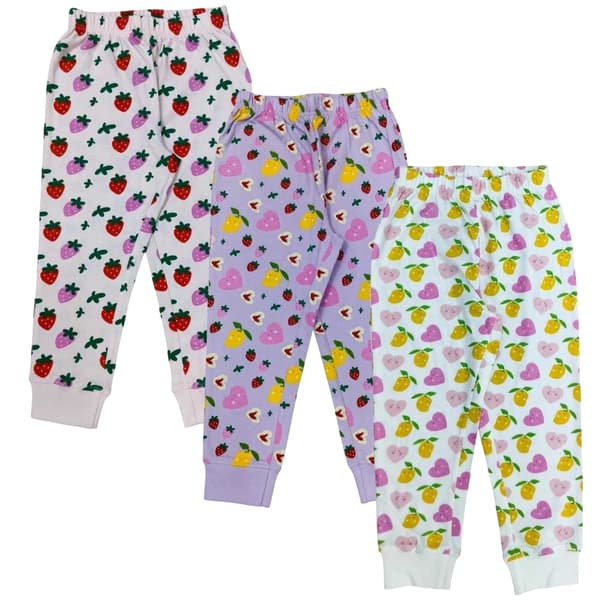 Star Girls Lång Pyjamas Set (3-pack)