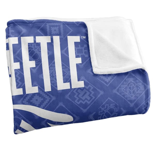 Blue Beetle Repeat Print Blanket