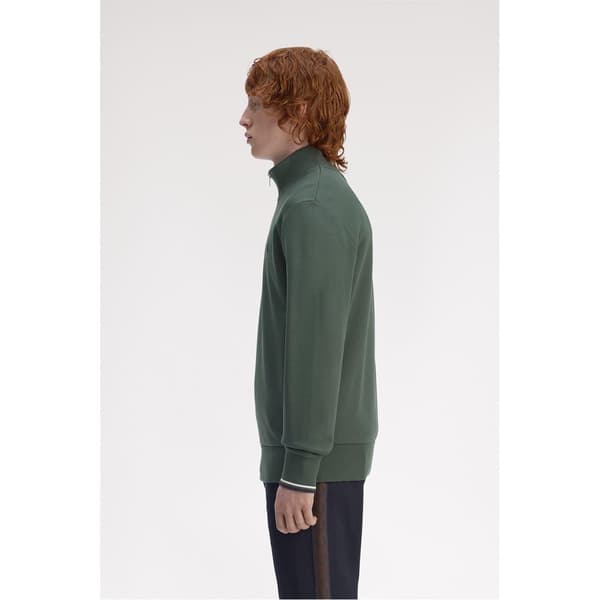Fred Perry Herr Logo Half Zip Tröja