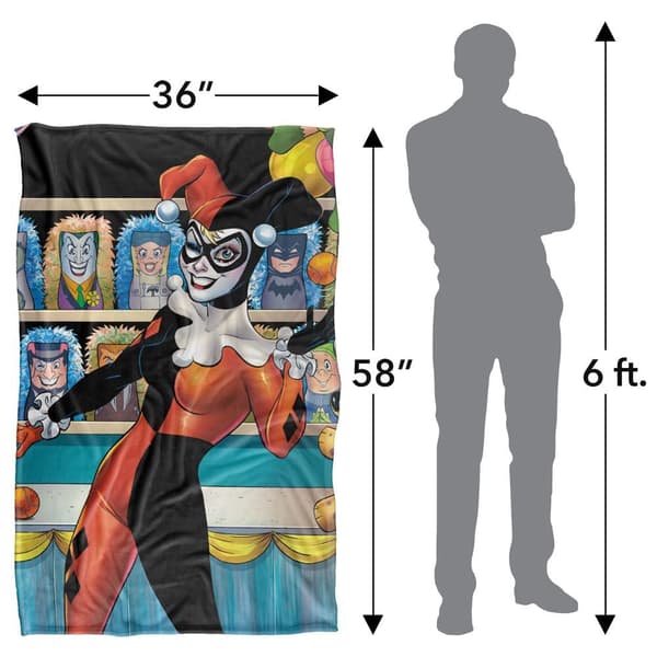 Batman Harley Quinn Carnival Blanket