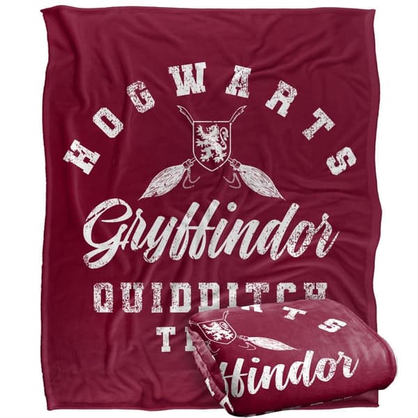 Harry Potter Gryffindor Quidditch Blanket