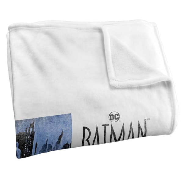 Batman: Caped Crusader Gotham City Square Blanket